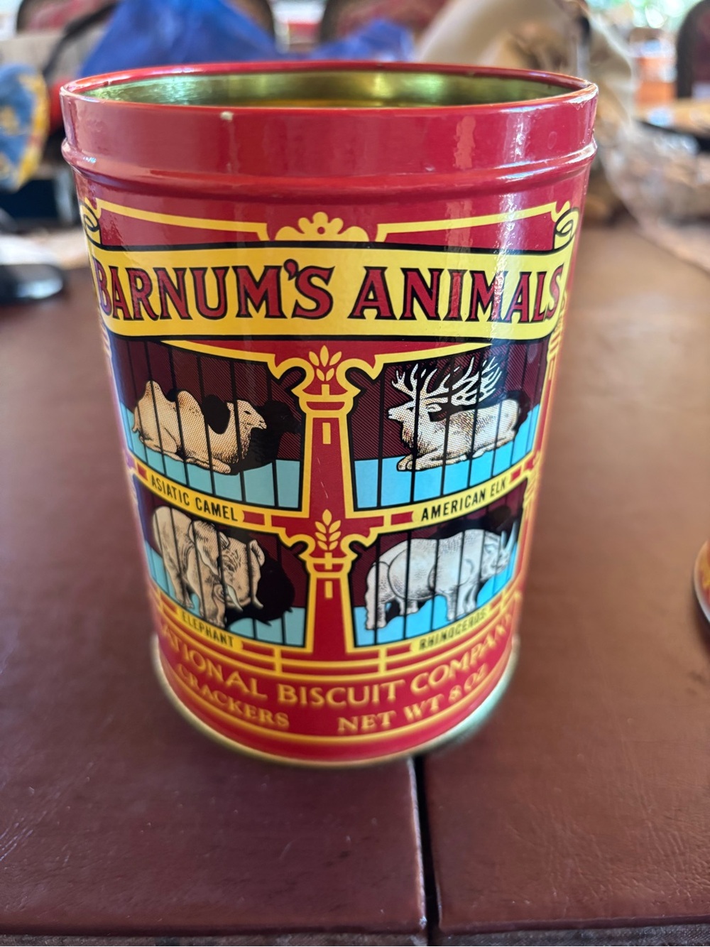 Vintage 1979 Nabisco Barnum's Animals Crackers Tin - Pristine 1914 Replica Desig